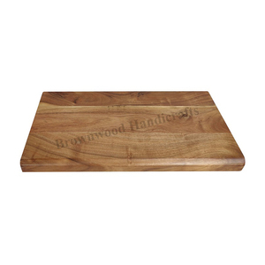 Gama Exclusiva de Tablas de Cortar Rectangulares de Madera de Acacia de Primera Calidad, Tabla de Cortar de Madera para Uso en Cocinas de Hoteles - Product Image 1