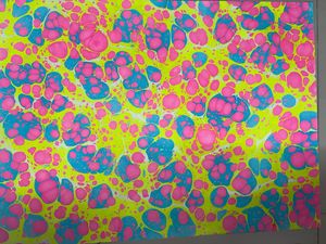 Hojas de Papel Hechas a Mano con Estampado de Mármol Neón para Empaques de Lujo, Encuadernación, Diarios y Proyectos de Manualidades - Product Image 4