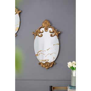 26 \ "X 15 \" decorativo a parete ovale specchio accento pezzo per soggiorno ingresso camera da letto o ufficio - Product Image 4