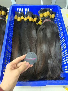 ผมเวียดนามคุณภาพพรีเมียม 100% เกรดขายดีปี 2025 พร้อมขายส่งสำหรับเด็กผู้หญิง  หนังกำพร้าผมครบถ้วน  พร้อมจำหน่าย - Product Image 4
