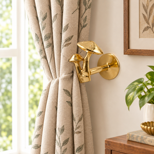 Sujetador de Cortina de Mariposa de Metal Dorado Premium para Decoración de Ventanas de Lujo en Salas de Estar, Dormitorios y Hoteles - Proveedor Mayorista - Product Image 2
