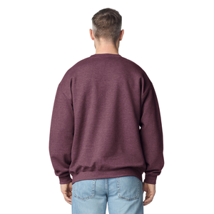 Sweat-shirt personnalisé pour homme en polaire d'hiver, col rond, manches longues, décontracté, en mélange de coton et de polyester doux, coupe classique, uni - Product Image 2