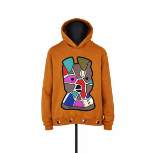 Custom New Fashion 2026 <b>Men</b>’s <b>Green</b> Abstract Art <b>Hoodie</b> Graphic Pullover Streetwear Sweatshirt - Product Image 5