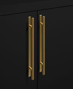 Manijas de latón para puertas, manijas de latón para cajones, manijas de latón para muebles, manijas de latón para armarios, tiradores de latón para guardarropas - Product Image 3
