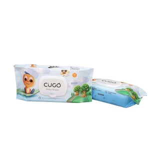 Lingettes pour bébé CUGO, douces pour les peaux sensibles, tissu à base de plantes, 99,5 % à base d'eau, infusées à la prune de Kakadu australienne naturelle - Product Image 1