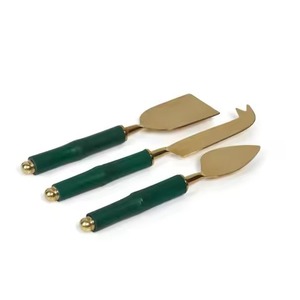 ชุดมีดชีสสุดหรู สแตนเลสสตีล อุปกรณ์ตัดชีส อุปกรณ์เสริมสำหรับเสิร์ฟอาหารในครัว ชุดอุปกรณ์บนโต๊ะอาหาร - Product Image 3