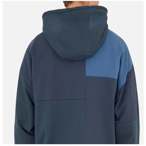 Sweat à capuche streetwear style hip-hop pour homme, effet délavé, vente en gros, pull-over streetwear uni épais pour homme - Product Image 3