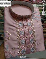 Kurta brodée Black Royale