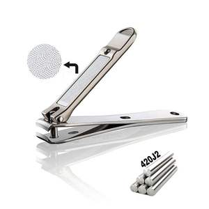 Coupe-ongles droit de haute qualité, ouverture de mâchoire large de 17 mm, en acier métallique, coupe-ongles extra large pour les orteils - Product Image 4