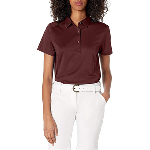Matériau léger et respirant, idéal pour les journées chaudes, design simple, finition soignée, polos pour femmes, tenue décontractée élégante. - Product Image 6