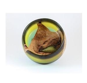 Bol en résine époxy et bois d'acacia fait main, sans BPA, matériau de qualité supérieure pour une brillance et une durabilité durables - Product Image 1