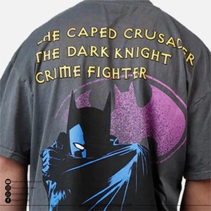 T-shirt Oversize Unisexe en Coton Lourd 100% Personnalisable avec Logo, Impression DTF, Coupe Boxy Streetwear, Épaules Tombantes, Anti-Plis, Idéal Été - Product Image 5
