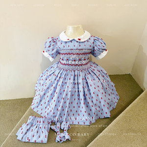 Conjunto de vestido acampanado para niñas, hecho de algodón suave, diseño personalizado, fabricado en Vietnam por MITEXCO, un proveedor de confianza. - Product Image 1