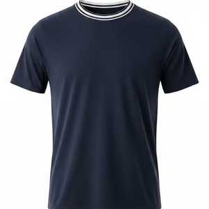 เสื้อยืดคอกลมแขนสั้นผู้ชาย ผ้าฝ้าย 100% ทรงปกติ สวมใส่สบาย พิมพ์ลายดิจิทัล สีพื้น ผ้าถัก ยับยาก รับผลิตตามแบบ - Product Image 5