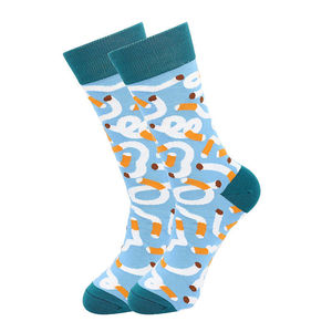 Excellent Quality Sublimated Breathable Eco-friendly <b>Socks</b> Solid Design For Adults (polyester/cotton)Best Selling - Product Image 2