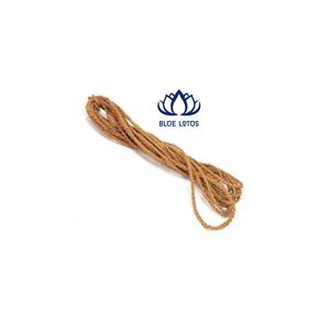 เชือกใยมะพร้าวคุณภาพสูง สีฟ้า ลายดอกบัว เป็นมิตรต่อสิ่งแวดล้อม |   เชือกใยธรรมชาติทนทาน ขนาดใหญ่ มีความละเอียดของเส้นใยให้เลือก พร้อมความยาวที่หลากหลาย - Product Image 1