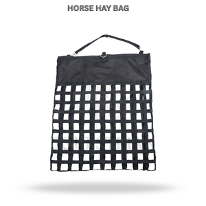 Bolsa de Heno para Caballos de Alimentación Lenta con Correa Ajustable, Bolsa de Alimentación Ecuestre de Nailon con Orificio Frontal para Uso en Establos y Remolques - Product Image 2