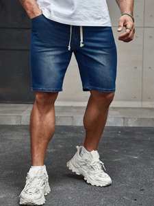 Wholesale New High Quality Eco-Friendly Summer Denim Shorts <b>Men</b> Plus Size Embroidered 100% Cotton High <b>Stretch</b> Sports Casual Hip - Product Image 4