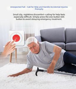 Botón de Emergencia SOS con WiFi, Alarma Personal Inteligente de Alta Sensibilidad (120dB), Llamada de Emergencia Inalámbrica para el Cuidado en el Hogar y la Seguridad de Personas Mayores - Product Image 6