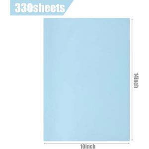 Papier de soie bleu ciel 14x10 pouces, lot de 330 feuilles pour mariages, anniversaires et projets d'artisanat DIY, pour projets artistiques et emballage cadeau - Product Image 3