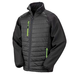 Chaqueta acolchada de secado rápido hecha a medida para hombre Chaqueta acolchada con Capucha con forro Softshell de invierno OEM Chaqueta acolchada con capucha personalizada - Product Image 6