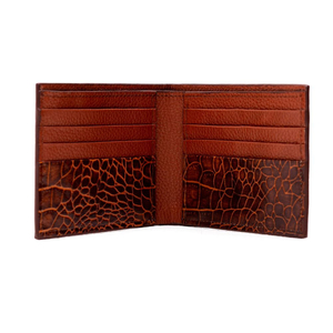 Cartera de Moda Ecológica Unisex con Logotipo Personalizado, de Cuero Genuino de Alta Calidad, Delgada, Plegable, con Cierre Abierto, Corta, para Efectivo - Product Image 6