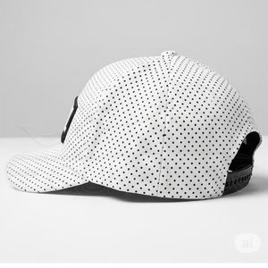 Gorras de Béisbol Blancas al por Mayor, Gorras con Parche de Puntos Negros, Gorras de Moda Urbana para Hombres y Mujeres - Product Image 2