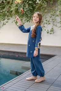 ชุดผ้าลอนปักลายสำหรับเด็ก / ชุดสัลวาร์ คามีซแบบปากีสถาน ราคาขายส่งถูก / ชุดลำลองสำหรับผู้หญิงจากอินเดีย - Product Image 6