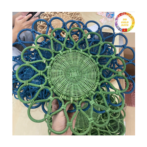 Rattan <b>Placemat</b> | Natural Hand Braided | Dining <b>Table</b> Mat | Wedding Hotel Use | Bulk OEM - Product Image 2