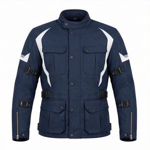 Chaqueta de Motociclista de Cuero Genuino para Hombre de la Mejor Calidad, Nueva Colección de Invierno, Chaquetas de Motocicleta con Protecciones Desmontables Personalizadas - Product Image 1
