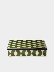 Hand crafted resin inlay box MDF decorative storage box Resin jewellery box factory <b>Low</b> price resin storage - Product Image 4