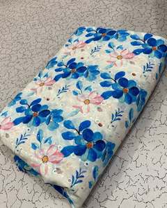 ผ้าชีฟองพิมพ์ลายดิจิทัล โพลีเอสเตอร์ 100% ทอแบบวาร์ป นุ่ม ระบายอากาศได้ดี เป็นมิตรต่อสิ่งแวดล้อม เหมาะสำหรับชุดเด็กผู้หญิง เสื้อเชิ้ต เสื้อผ้า ขายส่ง - Product Image 2
