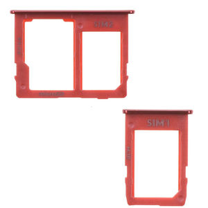 Bandeja Roja para Tarjeta SIM y MicroSD para Samsung Galaxy J4 Plus J6 Plus 2018 - Product Image 1