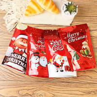 Pochette à bonbons refermable avec fermeture éclair pour les fêtes de Noël personnalisées
