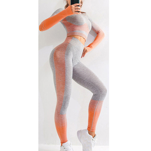 Ensembles de yoga pour femmes, respirants, légers, hautement élastiques, sur mesure, 2 pièces, séchage rapide, anti-transpiration, vêtements de sport et de fitness - Product Image 1