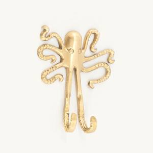 Crochet mural décoratif de luxe en laiton pour rangement domestique, serviettes, manteaux, sacs, clés, salle de bain, chambre, cuisine, entrée - Product Image 1