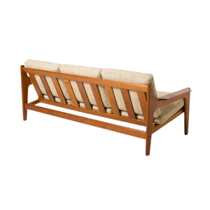 Modern Solid Teak Wood Platform <b>Bed</b> with Integrated Nightstands Luxury Bedroom Furniture - Product Image 4