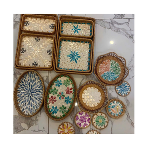 ถาดเสิร์ฟหวายพรีเมียมตกแต่งด้วยเปลือกหอยมุกธรรมชาติ - Product Image 4