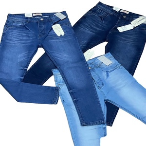 Breathable 2023 Low Rise <b>Boot</b> Cut Jeans <b>Pant</b> Men Relaxed Fit Denim Jeans Ankle Length Random Washed Soft and Stretchy Fabric - Product Image 3