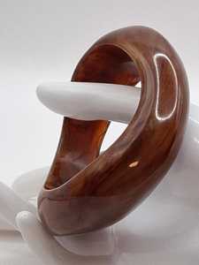 Luxury Resin Marble Bangle <b>Bracelet</b> Handmade Statement Fashion Jewelry Elegant Women Wrist Accessory Resin <b>Bracelet</b> - Product Image 5