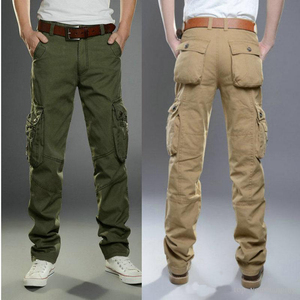Top Trending Hiking <b>Pants</b> Breathable Cotton Multi Pocket Casual Utility <b>Work</b> Wear Men's <b>Cargo</b> <b>Pants</b> - Product Image 2