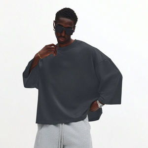 Sudadera Oversize para Hombre con Logo Personalizado, Estilo Casual, Transpirable, Anti-Pilling, de Alta Calidad, con Hombros Caídos - Product Image 4