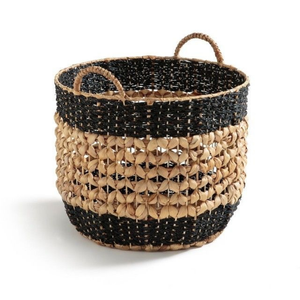 Best Seller High Quality Large Handwoven Water Hyacinth Storage <b>Basket</b> Sustainable Home <b>Laundry</b> Clothes <b>Basket</b> Handmade High-End - Product Image 1