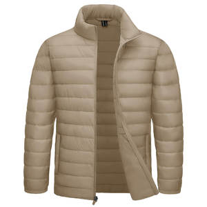 Veste matelassée réversible bicolore personnalisée, imperméable et coupe-vent, col montant, fermeture éclair, poches isolées, maximum de chaleur - Product Image 2