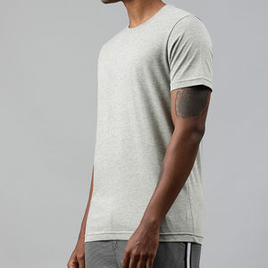 Camiseta Ecológica para Hombre al por Mayor, Transpirable, de Algodón Puro, Estilo Oversize, Nueva Colección, con Técnica de Bordado y Estampado - Product Image 6