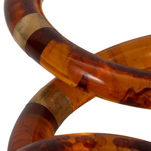 Décoration murale personnalisée en résine époxy de qualité supérieure, forme de cercle à maillons, décoration intérieure, accent décoratif, résine artisanale de luxe - Product Image 5