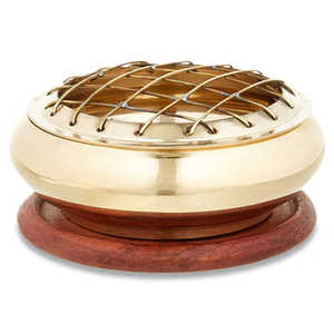 Brûleur à Bakhoor en Laiton Fait Main de Qualité Supérieure, Sculpté Style Vintage, Porte-Encens à Charbon pour Cadeau Ramadan Aïd, Parfums et Rituels - Product Image 2