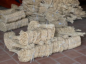Escobilla para Alfombras de Ratán de Color Marrón, Grosor de 3 cm, Escobilla Duradera para Limpiar el Polvo, Fabricante y Proveedor de Vietnam - Product Image 4