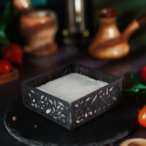 Elegante Servilletero de Metal, Decoración de Mesa Navideña, Juego de Porta Servilletas, Regalo de Navidad para Mamá, Abuela, Regalo para Casa Nueva - Product Image 1