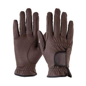 Guantes de Equitación de Lujo, Cuero de Gamuza, Costuras Refinadas, Puño Ajustable, Equipo de Equitación Premium - Product Image 4